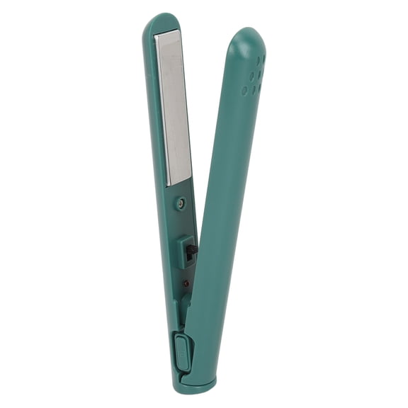 Hair Straightener Mini Ceramic Flat Iron for Bangs and Travel, Green
