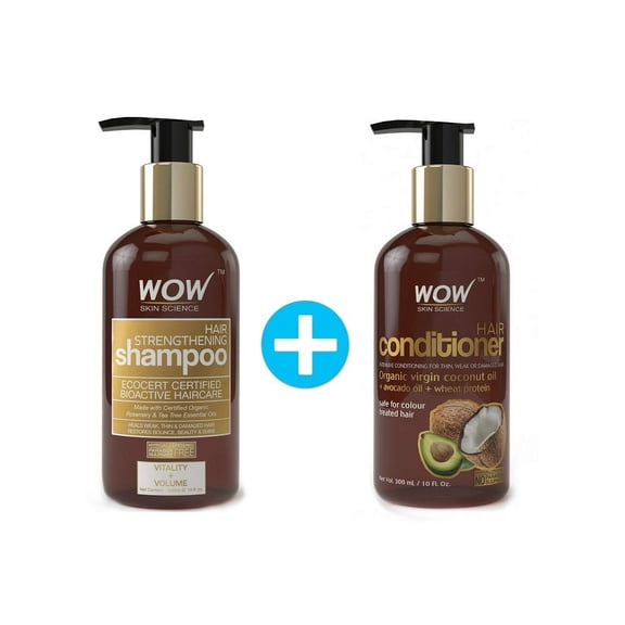 Hair Strengthening Shampoo + WOW Hair Conditioner Set 10fl.oz each