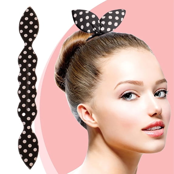 Hair Styling Accessories Hair Bun Maker French Braiding Tool Donut Hair Twister Rabbit Ear Quick Styling for Women and Girls