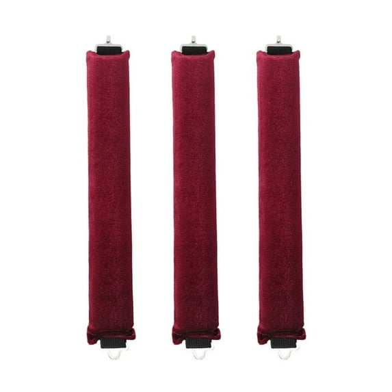 Hair Styling Accessories Lazy Curl Wand Plush Big Wave Bouncy Curling Hair Sponge Curling Hair Rollers Lazy Heatless Curling Rod Wave Form Curl Rod Non-Heat Curling Irons WINE RED
