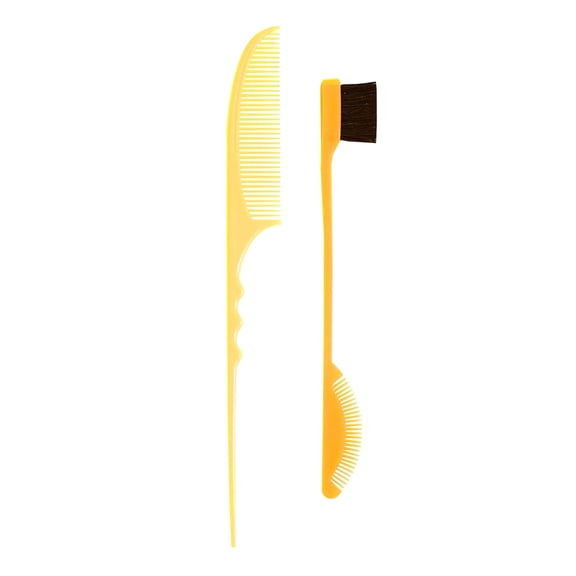 Hair Brush for Salon Use Pointed Tail Comb for Makeup and Wig Adjustment Versatile Edge Brush for Eyebrow Grooming and Hair Styling