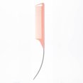 thumbnail image 1 of Hair Styling Comb With Steel Tail Pin Ergonomic Curved Designs For Precise Parting Tail Teasing Comb, 1 of 9