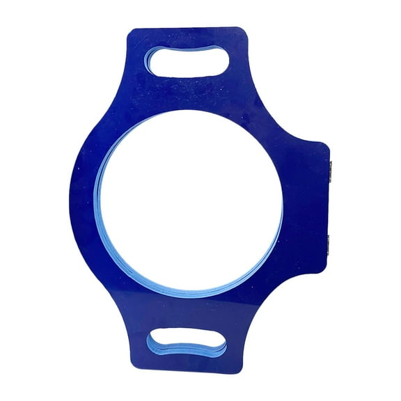 Hair Styling Head Template Guide Hair Pieces Replacement Head Model for Training Blue