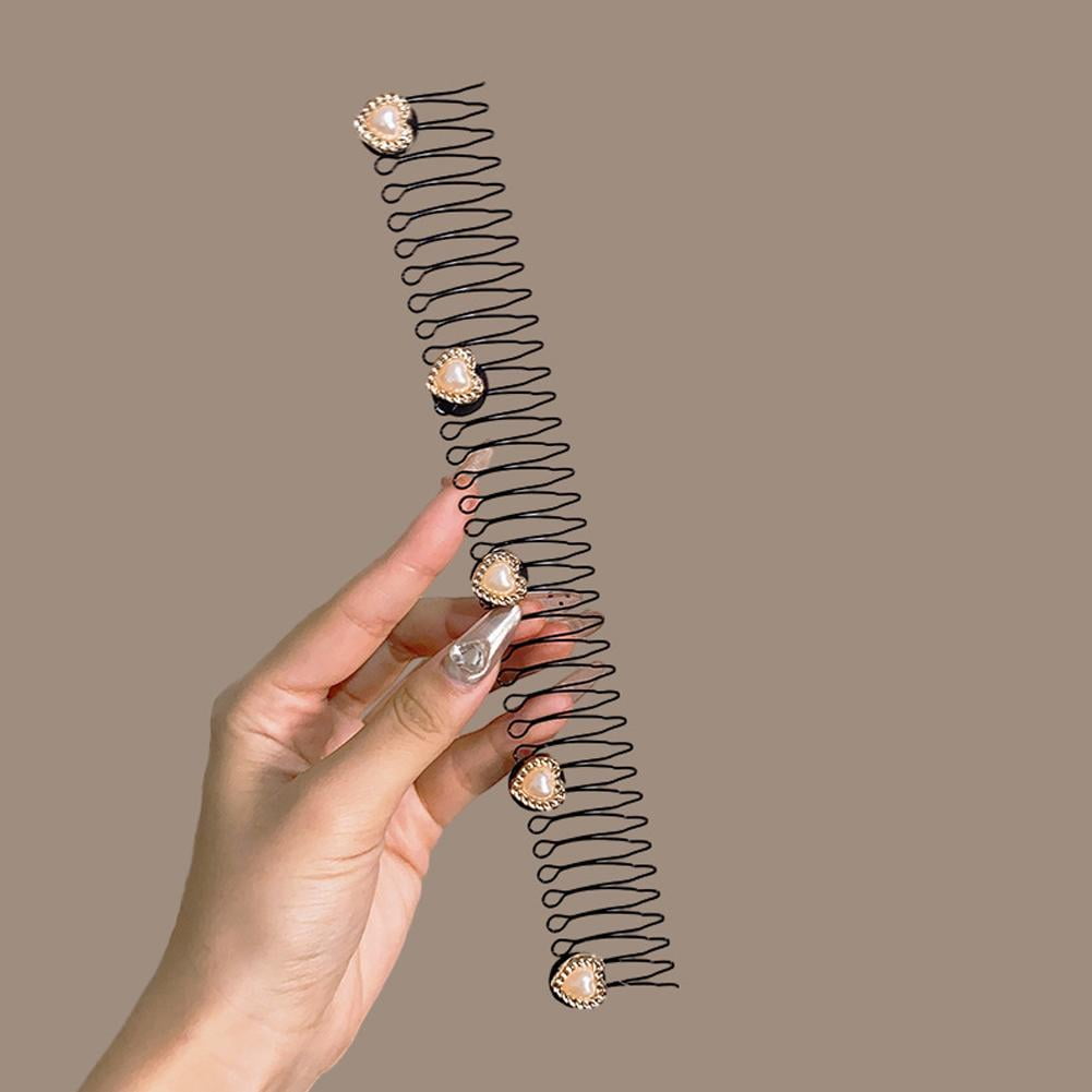 Hair Styling Tool Black Hair Finishing Fixer Comb U For Girls Shape ...