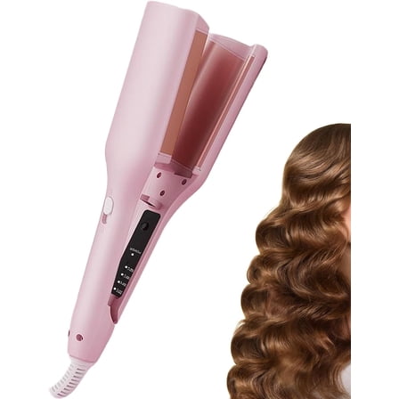 Hair Styling Tool with Negative Ionic Technology,  4 Adjustable Temperatures,  Crimper Hair Tool & Hair Waver for Women with Ceramic