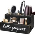 thumbnail image 1 of Hair Styling Tools Organizer with Drawer for Blow Dryer and Accessories, Countertop Vanity Storage for Bathroom and Kitchen, 1 of 10