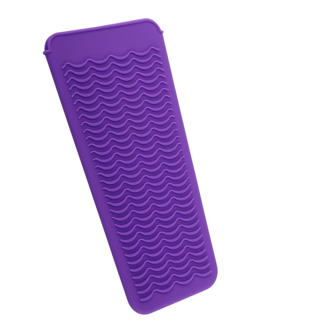 Hair Styling and Shaving Tools Silicone Pouch Purple Heat Resistant