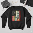 thumbnail image 1 of Hair Stylist Barber Salon Tools Rhinestone Funny Quote Sweatshirt V50171, up to size 5XL, 1 of 2