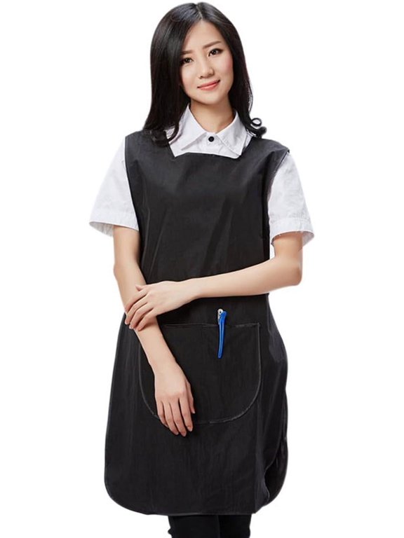 Hair Stylist Smocks Apron Salon Hairdresser Barber Cape Chefs Waiters Sleeveless Workwear Vest