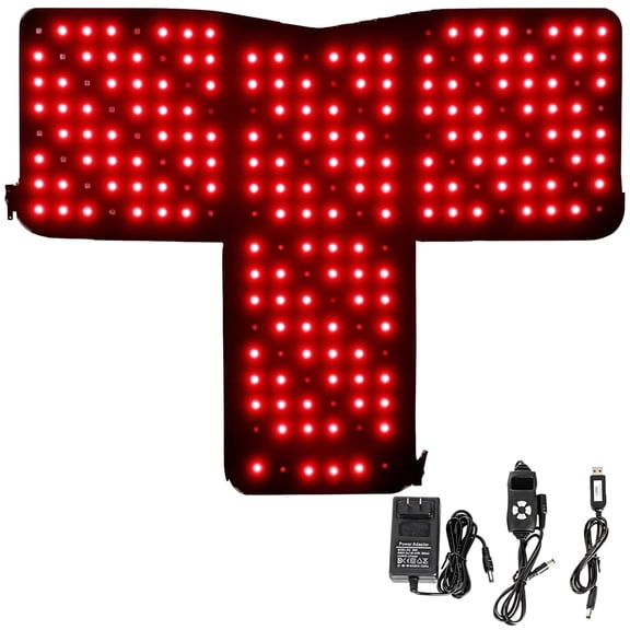 Hair Support Cap, 172 LEDs Red Light Therapy Zippered Hat, 5 Modes Timer, Red Infrared Light for Addressing Thinning Hair Concerns, Includes Power Adapter USB Cable