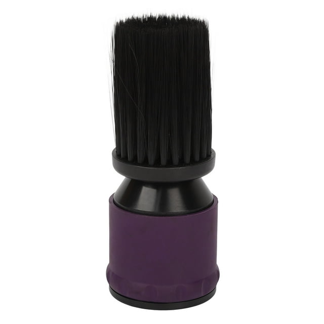 Hair Sweep Brush ABS Fibers Skin Friendly Portable Purple Black Barber