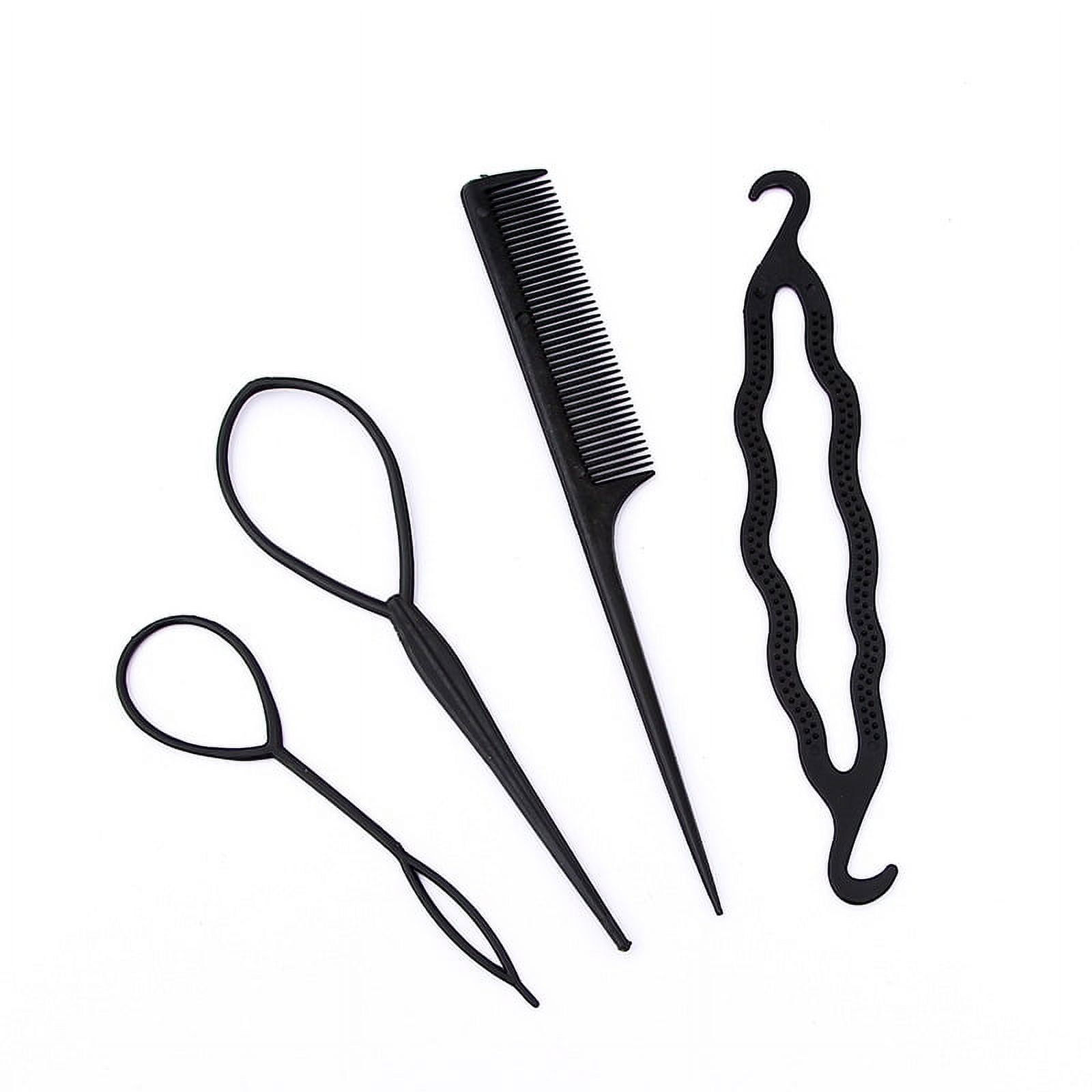 Hair Tail Tools, 6Pack Hair Loop Tool Set for Women Girls Hair