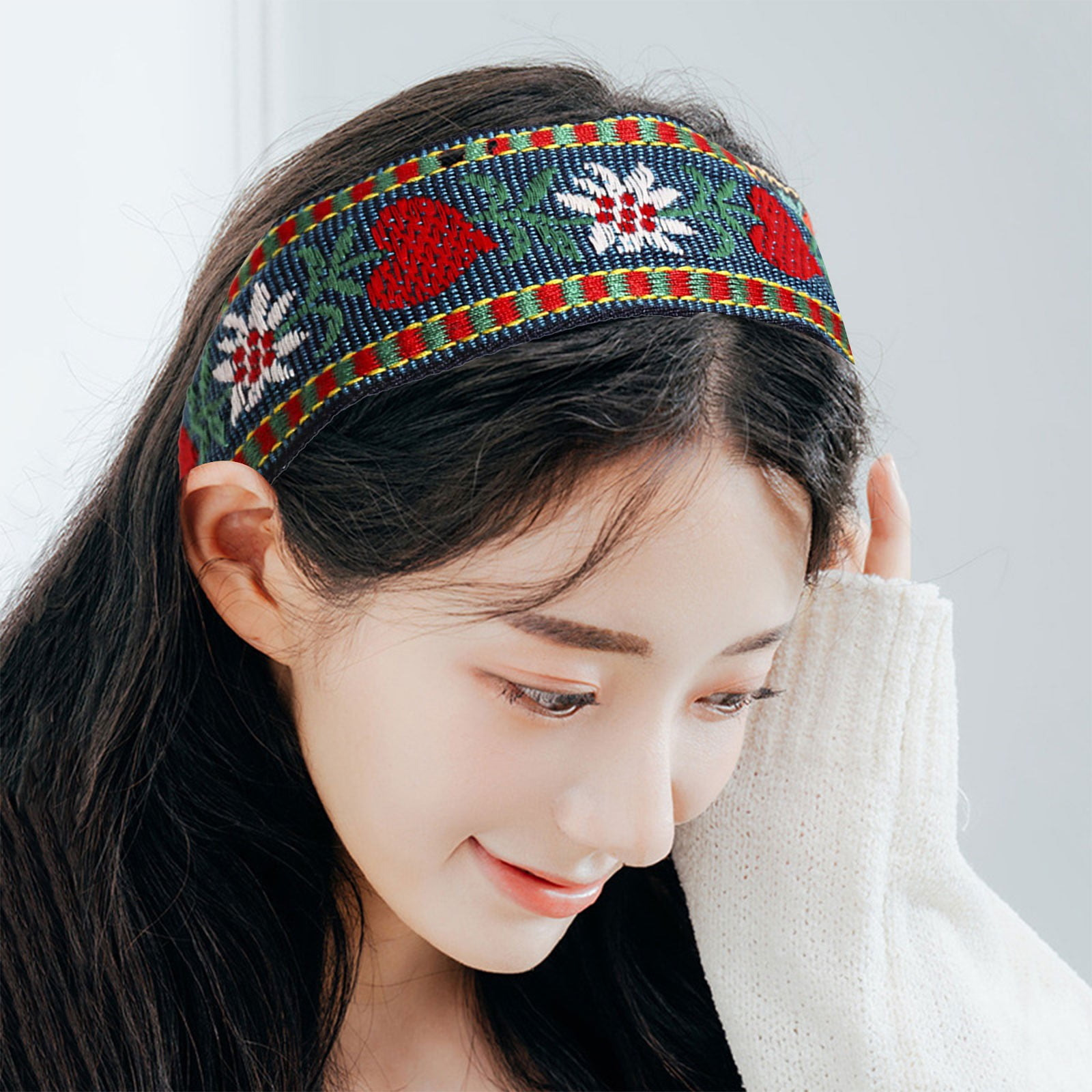 Hair Things for Fine Hair Small Elastic Hair Bands Thick Hair Bohemian