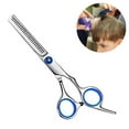 thumbnail image 1 of Hair Thinning Shears Professional Teeth Scissors with Adjustable Screw Barber Scissor for Texturizing Styling - Stainless Steel, 1 of 9