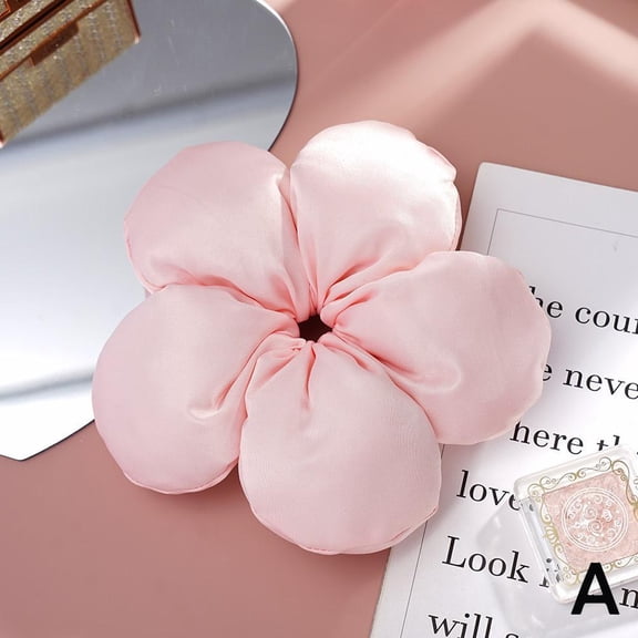 Hair Tie Niche High-end Blogger Sponge Flower Y5C1 HairRing Scrunchy