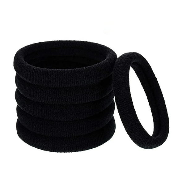Hair Ties,20PCS Large Elastics Hair Bands,No Slip Ponytail Holders for Girls Curly Thick Heavy Hair,No Damage Soft Cotton Hair Ties Band for Kids