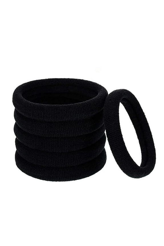 Hair Ties,20PCS Large Elastics Hair Bands,No Slip Ponytail Holders for Girls Curly Thick Heavy Hair,No Damage Soft Cotton Hair Ties Band for Kids