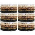 thumbnail image 1 of Hair Ties for Women Girls, Funtopia 30 Pcs Elastics Hair Bands Ponytail Holders for Thick Hair, No Damage No Crease Hair Elastics (Black/Brown/White/Beige/Coffee), 1 of 3