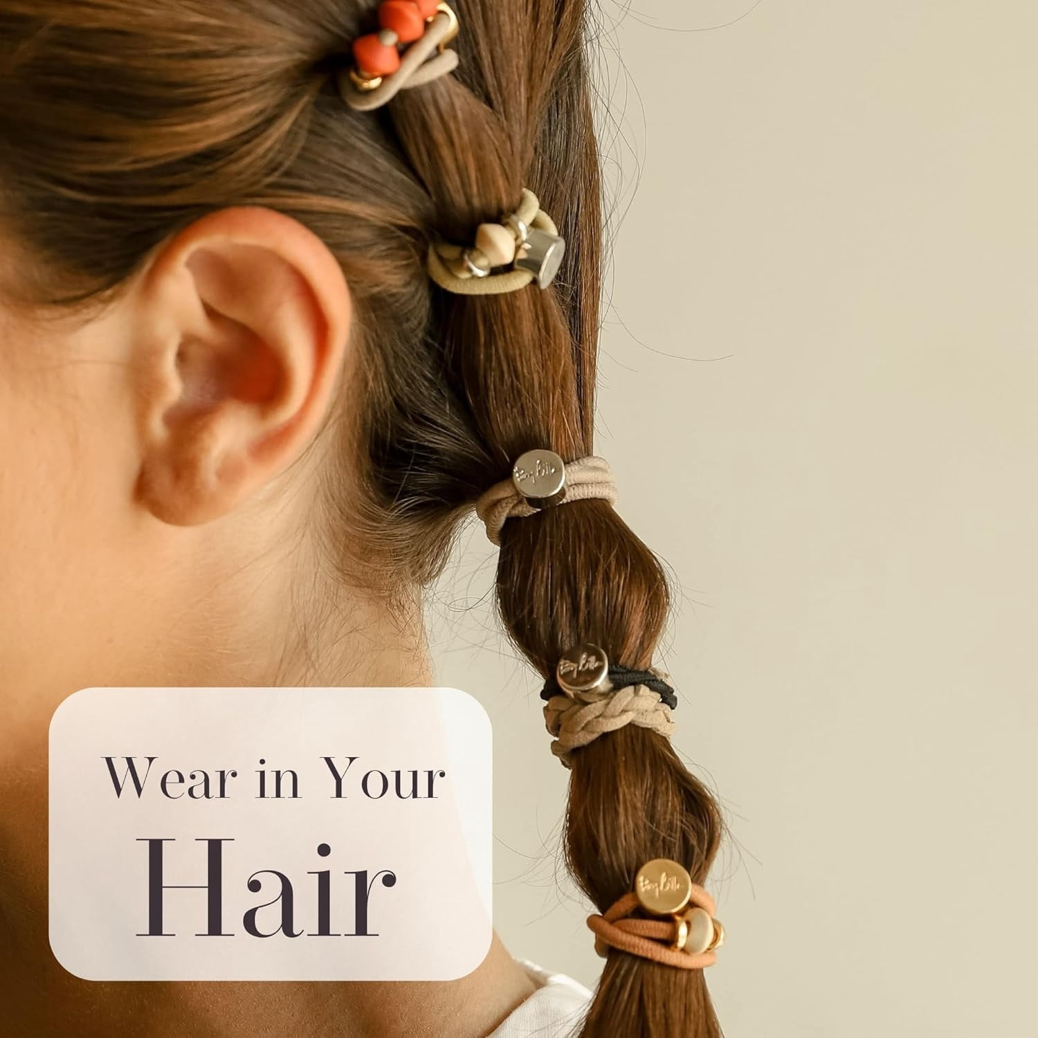 Hair Ties for Women – No-Damage Bracelet Hair Tie – Handmade Jewelry with Luxury Elastic