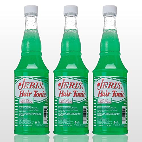 Hair Tonic with Oil Professional – Bottle of 14 Fl Oz each, Formulated For all hair types, Perfect for Men's Hair and Scalp Care and Health (3 Pack / 42 Fl Oz TOTAL)