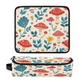 thumbnail image 1 of Hair Tool Organizer Bag with Heat Resistant Mat Removable Travel Storage Case for Hot Air Brushes Curling Irons Cartoon Red Mushroom Pattern, 1 of 8
