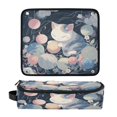 thumbnail image 1 of Hair Tool Organizer Bag with Heat Resistant Mat Removable Travel Storage Case for Hot Air Brushes Curling Irons Cat and Yarn Pattern, 1 of 8