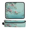 thumbnail image 1 of Hair Tool Organizer Bag with Heat Resistant Mat Removable Travel Storage Case for Hot Air Brushes Curling Irons Flowers and Butterflies Flying, 1 of 8