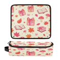 thumbnail image 1 of Hair Tool Organizer Bag with Heat Resistant Mat Removable Travel Storage Case for Hot Air Brushes Curling Irons Gift Box and Mushroom Pattern, 1 of 8