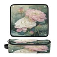 thumbnail image 1 of Hair Tool Organizer Bag with Heat Resistant Mat Removable Travel Storage Case for Hot Air Brushes Curling Irons Light Pink Lotus, 1 of 8