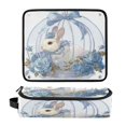 thumbnail image 1 of Hair Tool Organizer Bag with Heat Resistant Mat Removable Travel Storage Case for Hot Air Brushes Curling Irons Rabbit Inside Glass Basket, 1 of 8