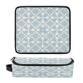 thumbnail image 1 of Hair Tool Organizer Bag with Heat Resistant Mat Removable Travel Storage Case for Hot Air Brushes Curling Irons Symmetrical Floral Pattern, 1 of 8