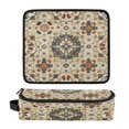 thumbnail image 1 of Hair Tool Organizer Bag with Heat Resistant Mat Removable Travel Storage Case for Hot Air Brushes Curling Irons Traditional Intricate Pattern, 1 of 8