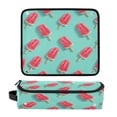 thumbnail image 1 of Hair Tool Organizer Bag with Heat Resistant Mat Removable Travel Storage Case for Hot Air Brushes Curling Irons Watermelon Popsicle Pattern, 1 of 8