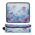 thumbnail image 1 of Hair Tool Organizer Bag with Heat Resistant Mat Removable Travel Storage Case for Hot Air Brushes Curling Irons Whimsical Underwater Scene, 1 of 8