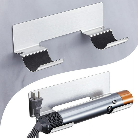 Hair Tool Organizer Wall Mount, Hair Dryer Holder for Curling Wand Accessories, Hair Straightener Holder Organizer