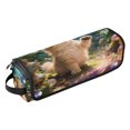 thumbnail image 1 of Hair Tools Storage with Heat Resistant Mat- Cat Scratch Butterfly Pattern Printed Curling Iron Travel Bag/Flat Iron Case for Women, 1 of 8