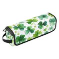 thumbnail image 1 of Hair Tools Storage with Heat Resistant Mat- Trifolium Printed Curling Iron Travel Bag/Flat Iron Case for Women, 1 of 8