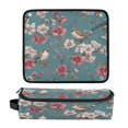 thumbnail image 1 of Hair Tools Travel Bag Heat-Resistant Curling Iron Organizer Bag with Detachable Heatproof Mat Travel Storage Case Birds and Cherry Pattern, 1 of 8
