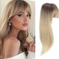 thumbnail image 1 of Hair Toppers For Women 18 Inch 360 3D Topper With Hair Clip For Thinning Hair Natural Looking Hair For Women, 1 of 5