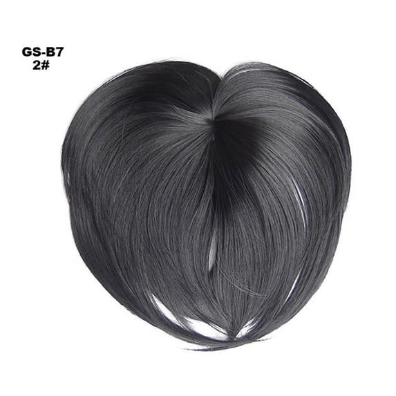Hair Toppers for Women Real Human Hair Topper with Bangs Hair Extensions Clip in Bangs for Daily Wear