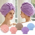thumbnail image 1 of Hair Towel for Wet Hair Drying Hair Super Absorbent Quick Dry Wrap Towels for Curly Hair Women Girls, 1 of 4