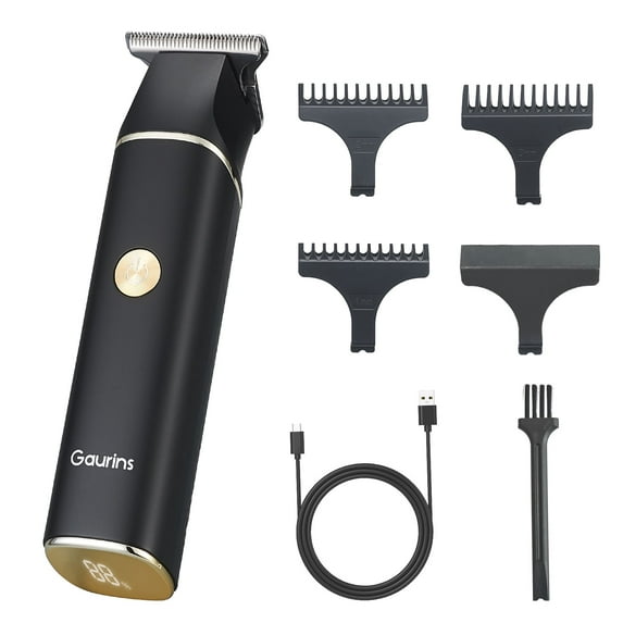Hair Trimmer for Men, Beard Trimmer for Men Professional, Electric Razor Shavers Zero Gapped T Blade Edgers Liners, Barber Clippers for Hair Cutting Mustache Facial with LCD Display Gifts for Men