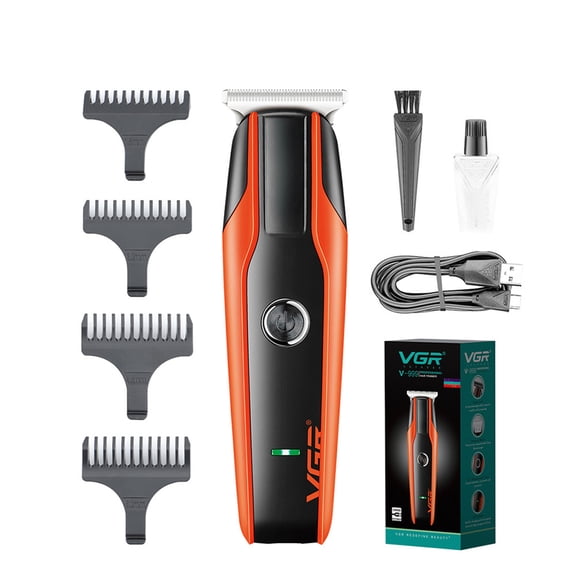 Hair Trimmer,TTOOGO Professional T-Blade Clipper with USB Charging, 120-Min Runtime, Stainless Steel Blade, LED Indicator, Cordless Grooming Tool
