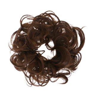 jsaierl High Temperature Silk Wig Female Short Hair Ponytail Short Curly  Ponytail 