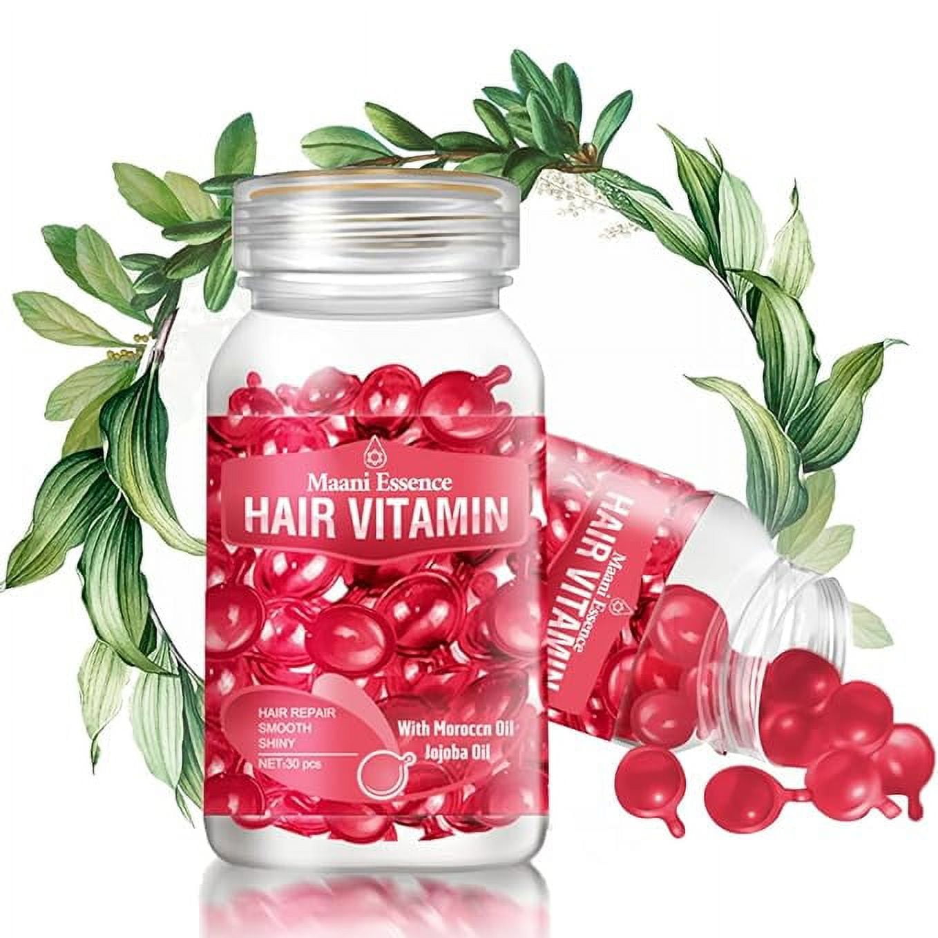 Hair Vitamin Serum Capsule No Need to Rinse with Argan Macadamia