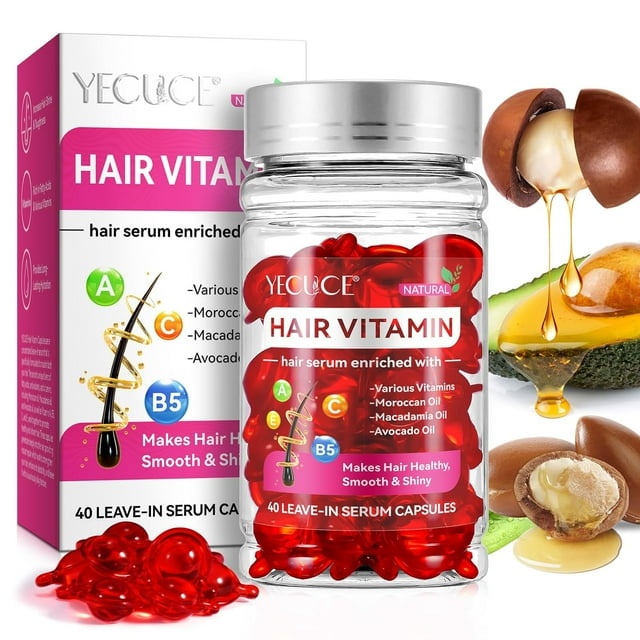 Hair Vitamin Serums Capsules for Women Hair Growth Treatment with