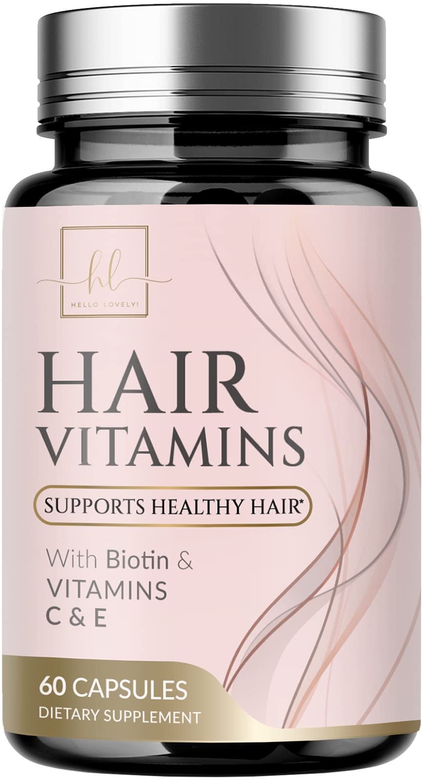 Hair Vitamins with Biotin, Vitamin E & C Extra Strength Keratin