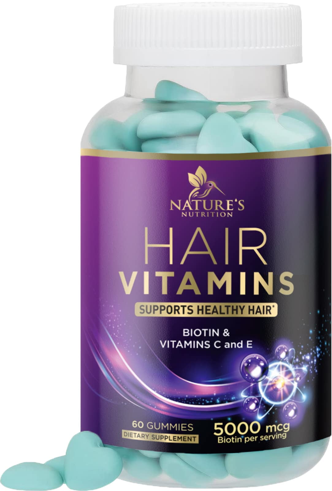 Ivybears Hair Vitamins Women Fortifying Supplement Hair Nails 3...