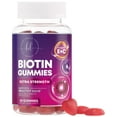 thumbnail image 1 of Hair Vitamins Gummies with Biotin 5000 mcg per Serving - Hair Growth Support with Vitamins E & C for Thicker, Stronger & Beautiful Hair - Hair Skin and Nails Vitamin, Gluten Free - 60 Gummies, 1 of 10