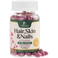 thumbnail image 1 of Hair, Skin & Nails Vitamins - Biotin 5000mcg Per Serving - Extra Strength Hair Growth Support For Women with Collagen, Argan Oil - Beautiful Skin, Hair & Nails Supplement - USA Bottled - 120 Softgels, 1 of 10